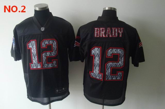 Men's New England Patriots #12 Tom Bradyn Jersey NO.2;